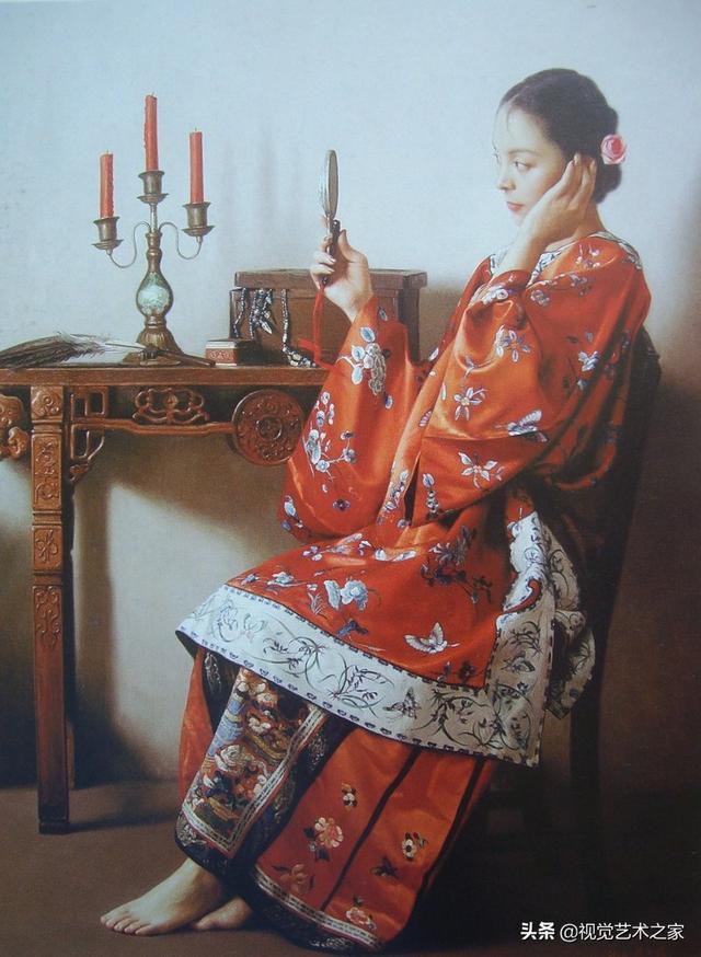 国人油画大师-张义波，笔下的东方唯美女性，细腻柔美，婀娜多姿